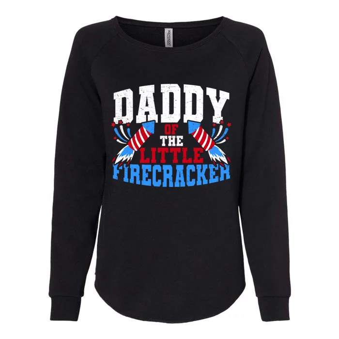 Firecracker Daddy Fireworks Dad American Flag Funny Gift Womens California Wash Sweatshirt