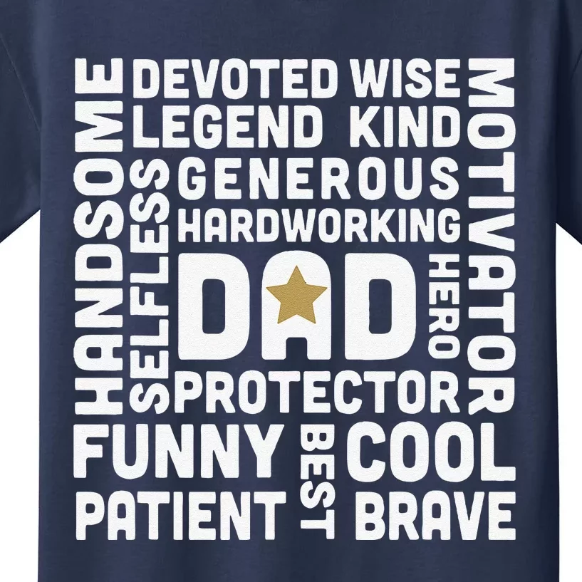 Fathers Day For Dads Worlds Greatest Dad Proud Father Kids T-Shirt