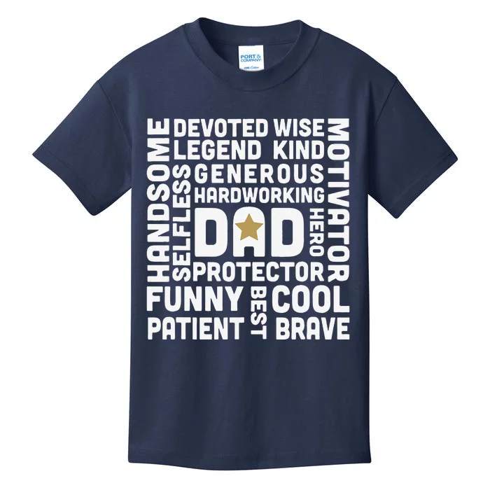 Fathers Day For Dads Worlds Greatest Dad Proud Father Kids T-Shirt