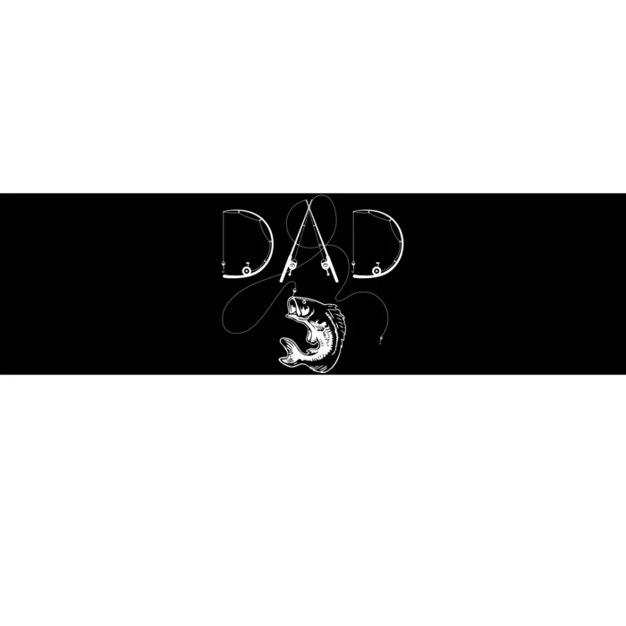 Fisherman Dad Fishing Enthusiast Fish Lover Daddy Father Bumper Sticker