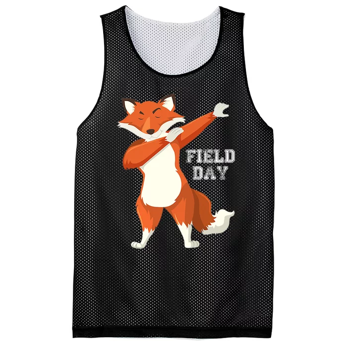 Fox Dabbing Field Day Mesh Reversible Basketball Jersey Tank