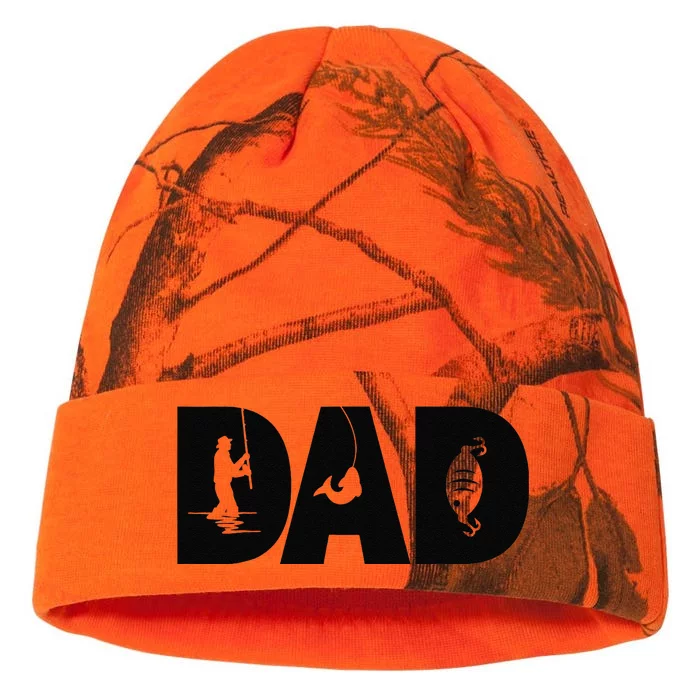 Fishing Dad Fish Fisherman Birthday Fathers Day Fishing Kati - 12in Camo Beanie