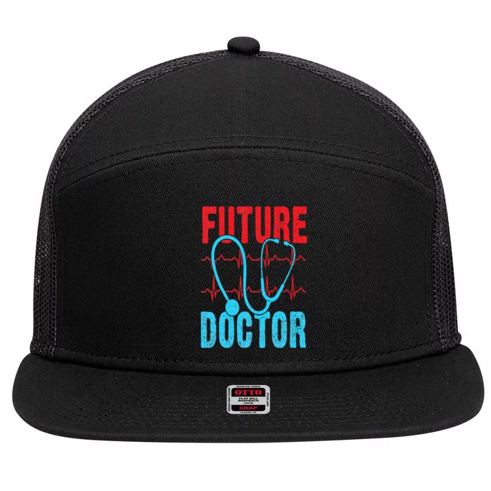 Future Doctor 7 Panel Mesh Trucker Snapback Hat