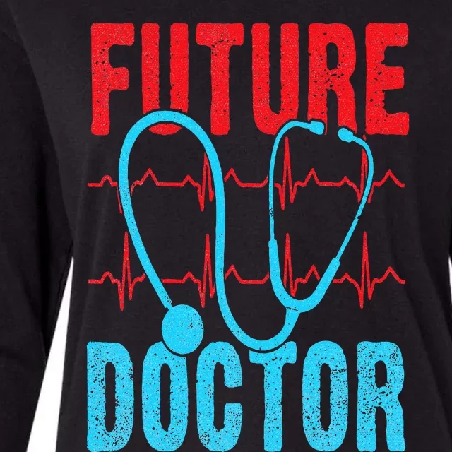 Future Doctor Womens Cotton Relaxed Long Sleeve T-Shirt