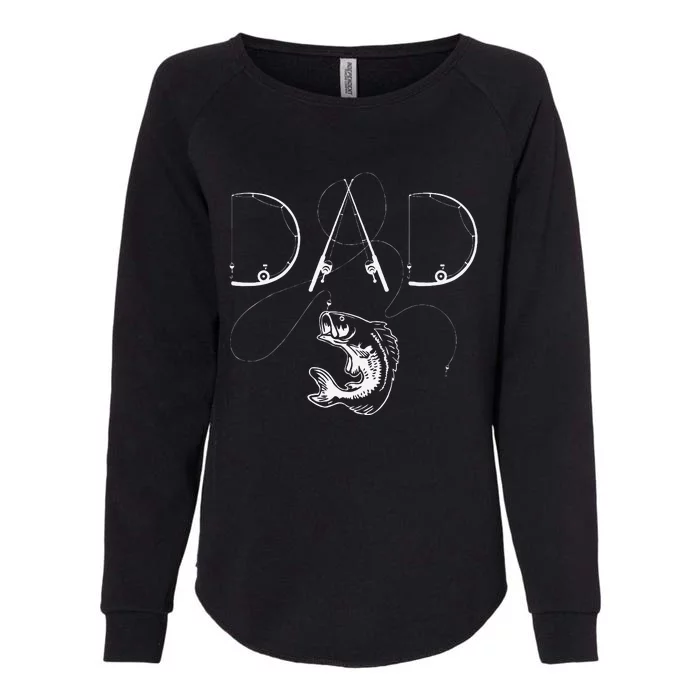 Fisherman Dad Fishing Enthusiast Fish Lover Daddy Father Womens California Wash Sweatshirt