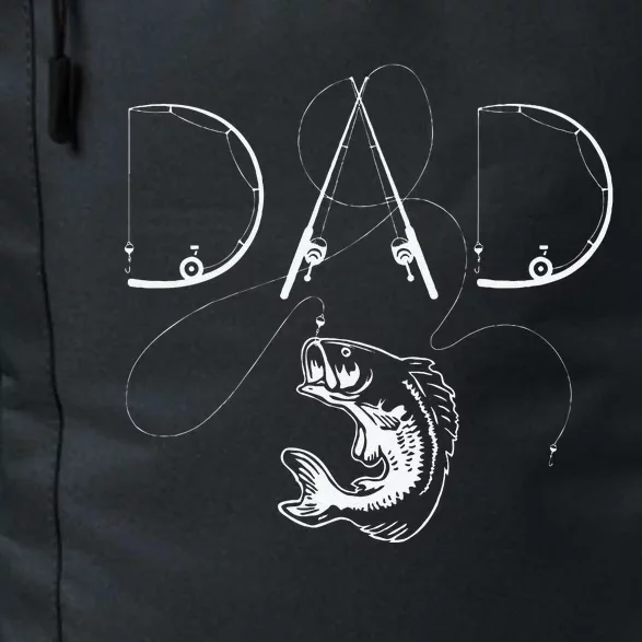 Fisherman Dad Fishing Enthusiast Fish Lover Daddy Father Daily Commute Backpack