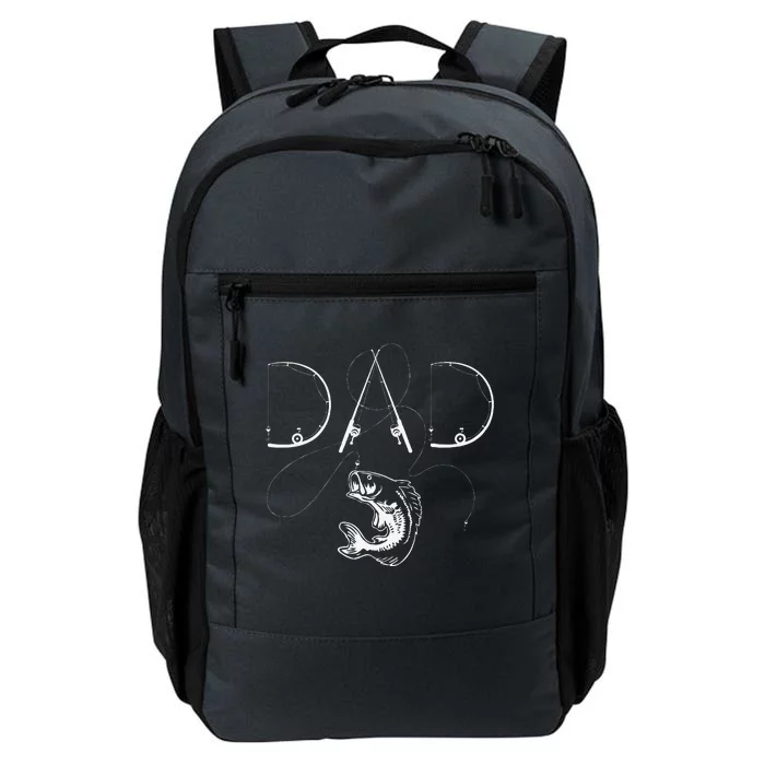 Fisherman Dad Fishing Enthusiast Fish Lover Daddy Father Daily Commute Backpack