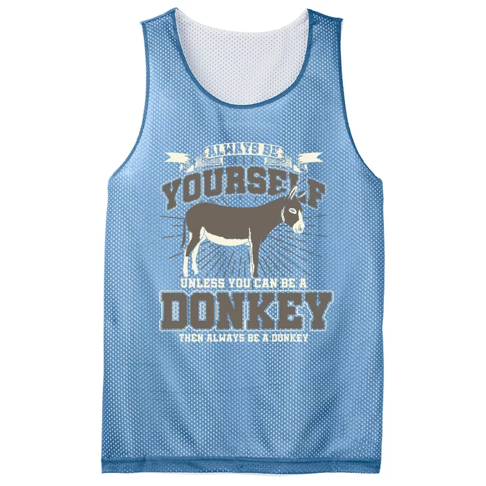 Funny Donkey Mesh Reversible Basketball Jersey Tank