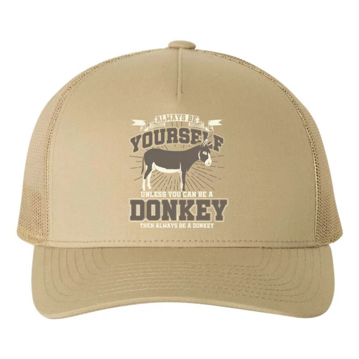 Funny Donkey Yupoong Adult 5-Panel Trucker Hat