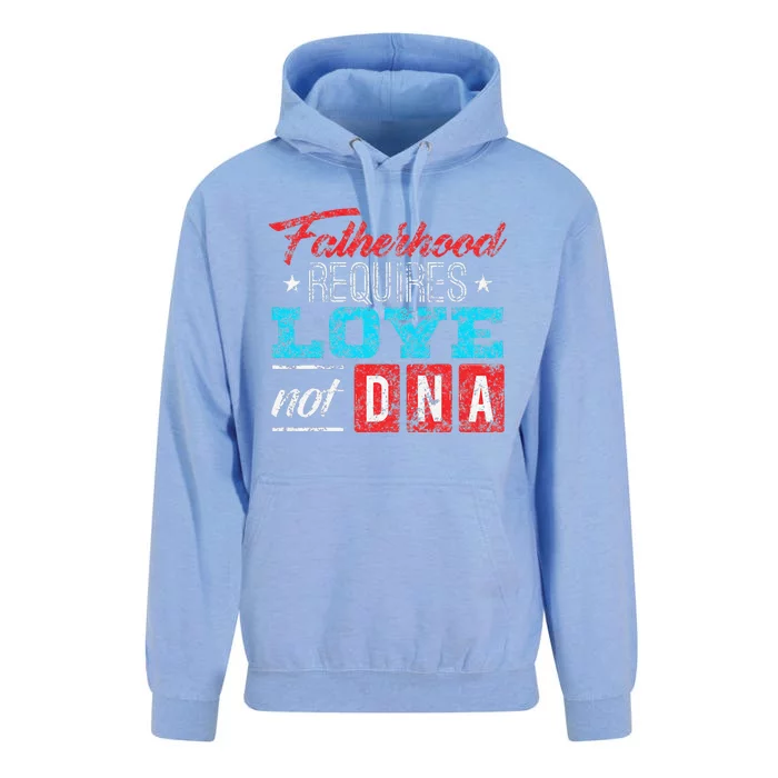 Father's Day For Stepdad Stepfather Love Not DNA Gift Unisex Surf Hoodie