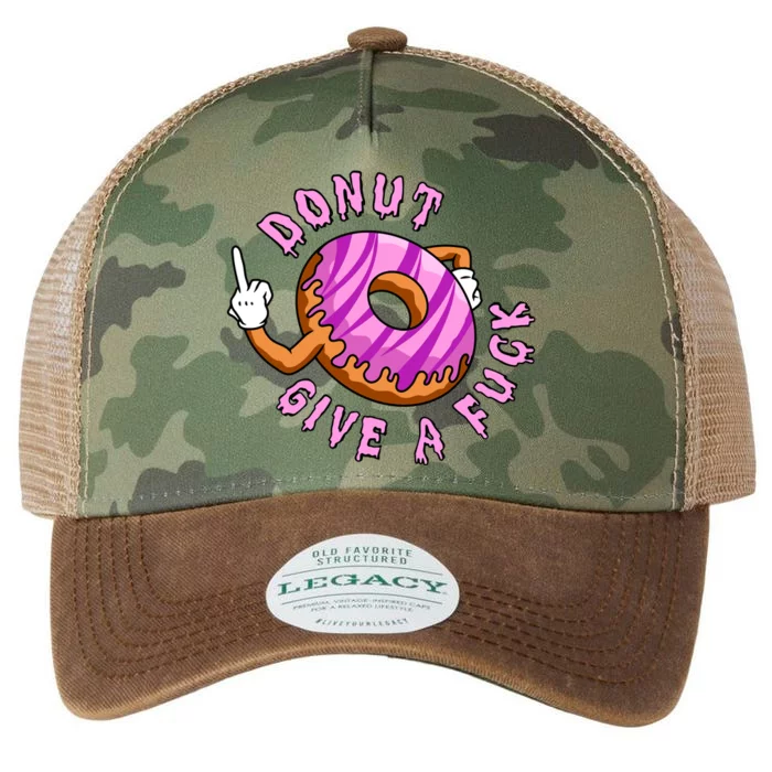 Funny Doughnut Funny Donut Legacy Tie Dye Trucker Hat