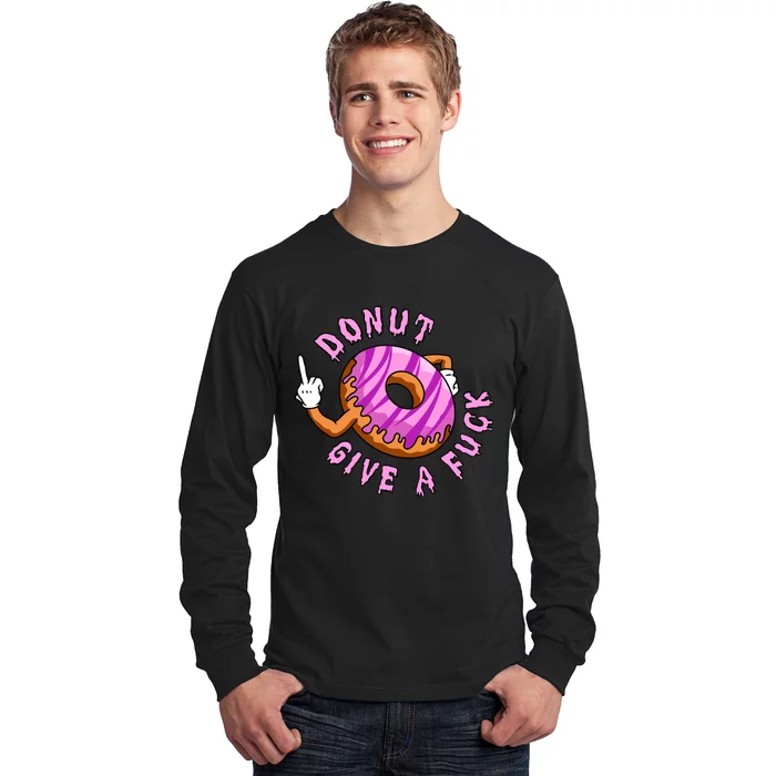 Funny Doughnut Funny Donut Long Sleeve Shirt