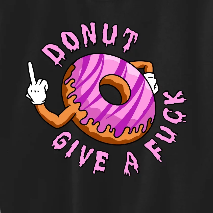 Funny Doughnut Funny Donut Kids Sweatshirt