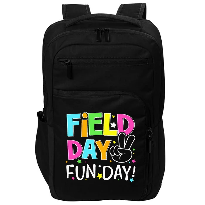 Field Day Fun Day Last Day Of School Teacher Student Impact Tech Backpack