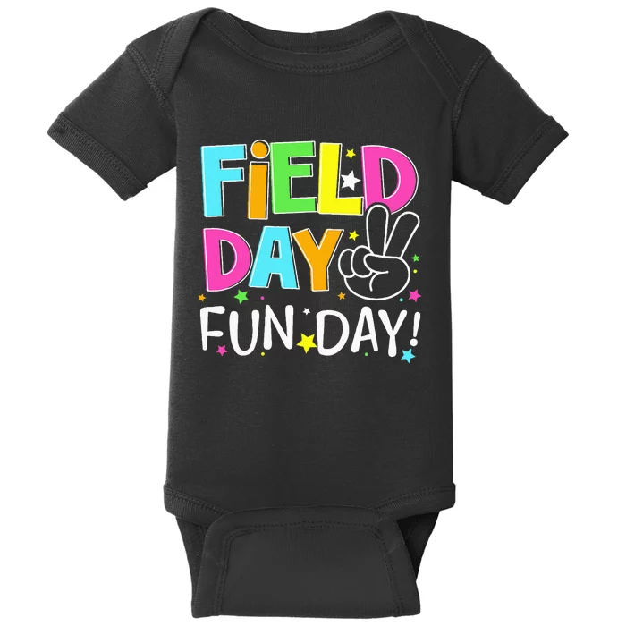 Field Day Fun Day Last Day Of School Teacher Student Baby Bodysuit