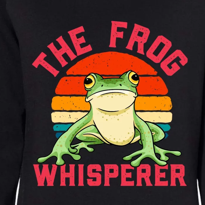 Frog Design, Frog Whisperer Tee, Funny Frog, Frog Womens California Wash Sweatshirt