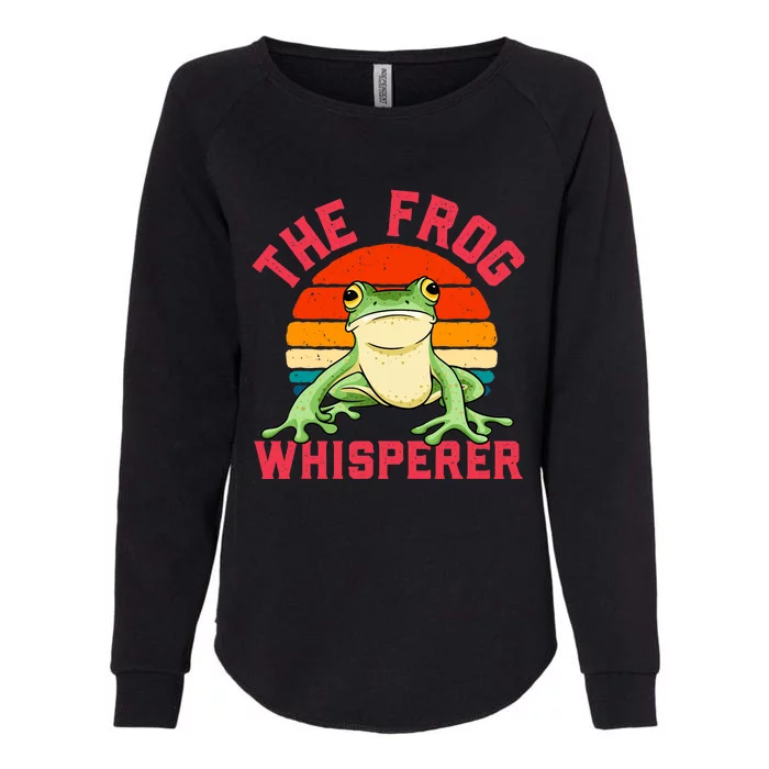 Frog Design, Frog Whisperer Tee, Funny Frog, Frog Womens California Wash Sweatshirt