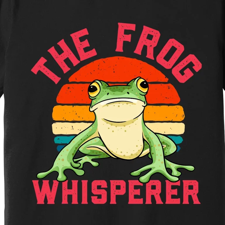 Frog Design, Frog Whisperer Tee, Funny Frog, Frog Premium T-Shirt