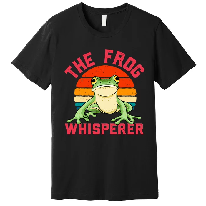 Frog Design, Frog Whisperer Tee, Funny Frog, Frog Premium T-Shirt