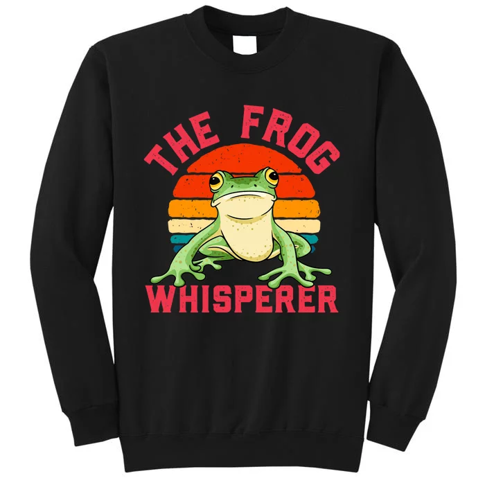 Frog Design, Frog Whisperer Tee, Funny Frog, Frog Tall Sweatshirt