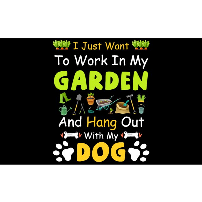 Funny dog For Gardener Garden Gardening dog Lovers Garden Bumper Sticker