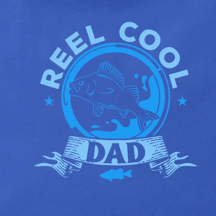 Fathers Day Funny Fisher Reel Cool Dad Fishing Lover Gift Zip Tote Bag