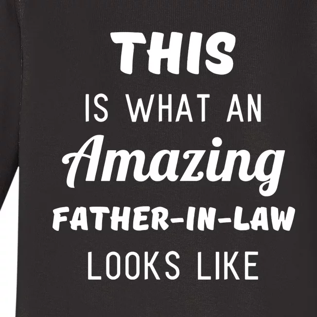 Funny Dad Fathers Day Gift From Daughter Son In Law Baby Long Sleeve Bodysuit