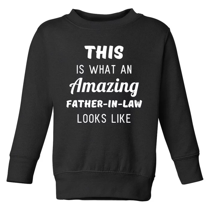 Funny Dad Fathers Day Gift From Daughter Son In Law Toddler Sweatshirt