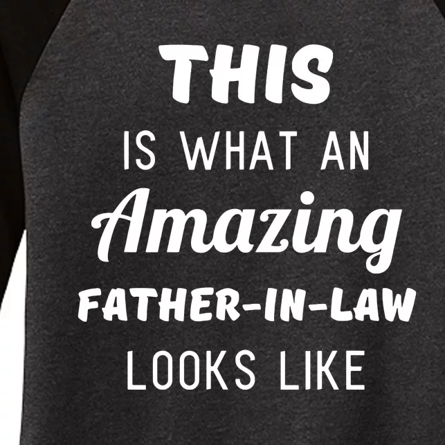 Funny Dad Fathers Day Gift From Daughter Son In Law Women's Tri-Blend 3/4-Sleeve Raglan Shirt