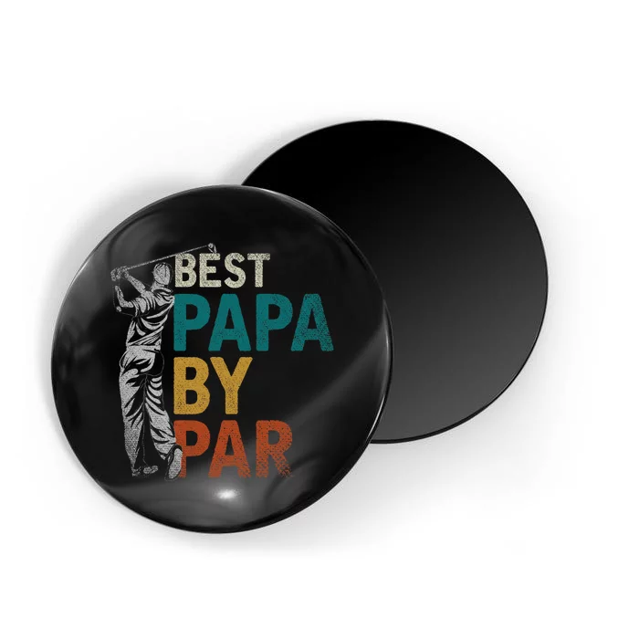 Fathers Day Golfer Dad Golfing Best Papa By Par Funny Golf Magnet