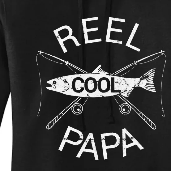 FatherS Day Gifts Funny Fishing Reel Cool Papa Dad Joke Women's Pullover Hoodie