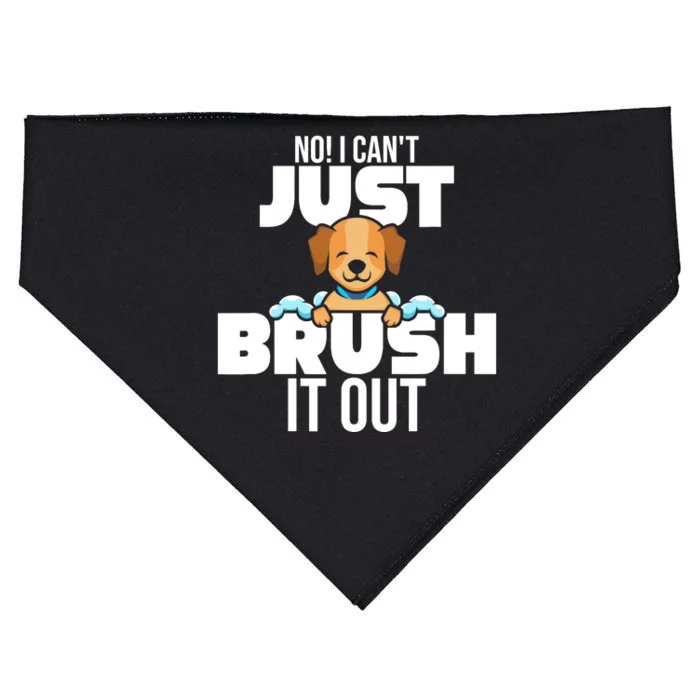 Funny Dog Groomer Gifts Pet Grooming Spa Treatment Gifts USA-Made Doggie Bandana