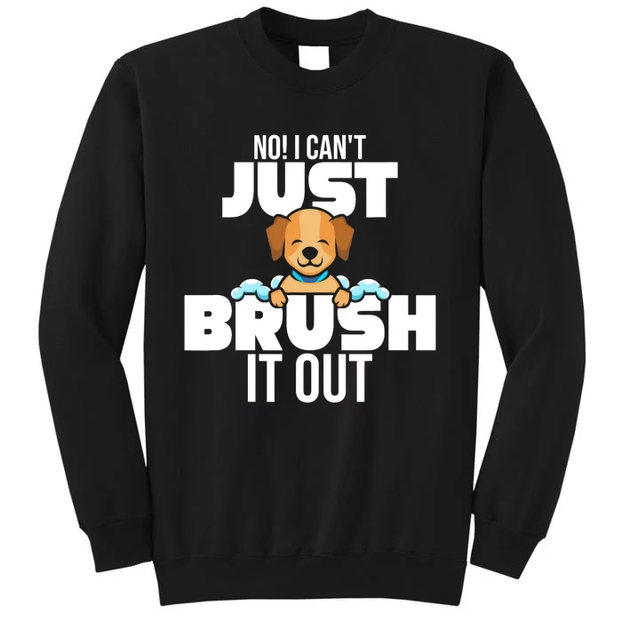 Funny Dog Groomer Gifts Pet Grooming Spa Treatment Gifts Tall Sweatshirt