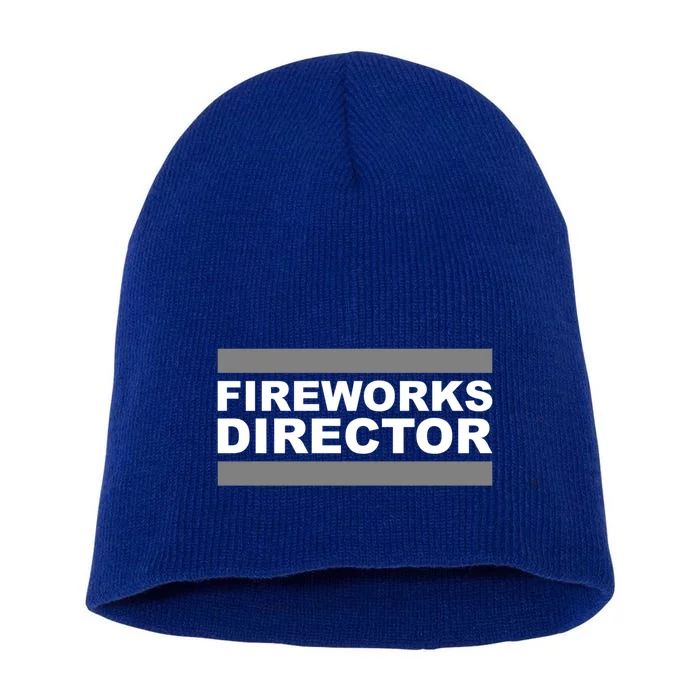 Fireworks Director Gift Short Acrylic Beanie