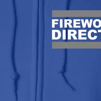 Fireworks Director Gift Full Zip Hoodie