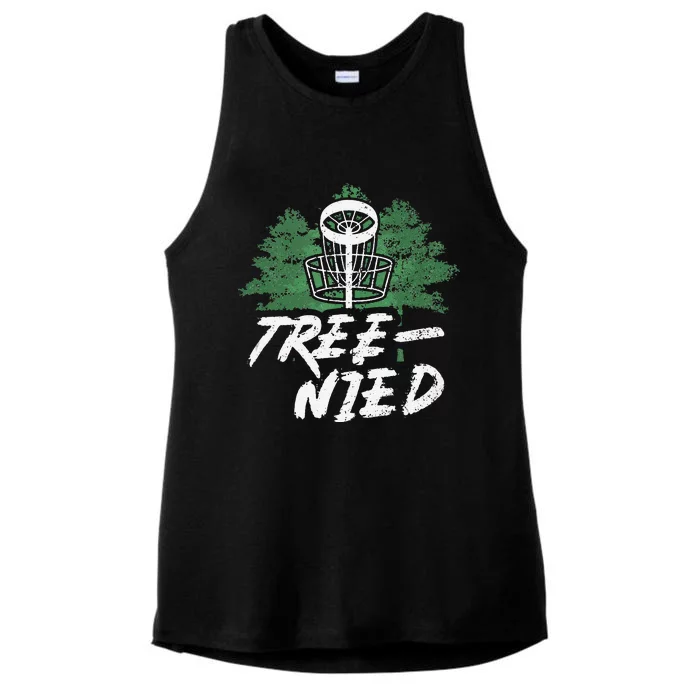 Funny Disc Golf Frisbee disc Ladies Tri-Blend Wicking Tank