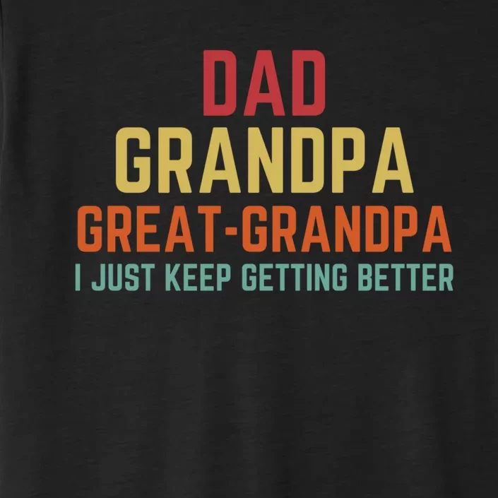 Fathers Day Gift from Grand Dad Grandpa Great Grandpa ChromaSoft Performance T-Shirt