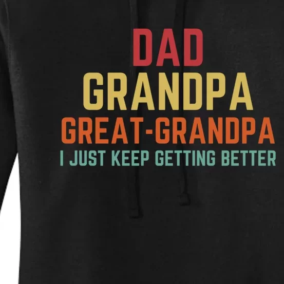 Fathers Day Gift from Grand Dad Grandpa Great Grandpa Women's Pullover Hoodie