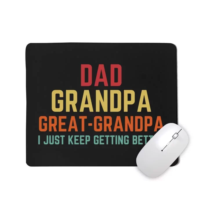 Fathers Day Gift from Grand Dad Grandpa Great Grandpa Mousepad