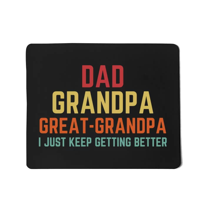 Fathers Day Gift from Grand Dad Grandpa Great Grandpa Mousepad