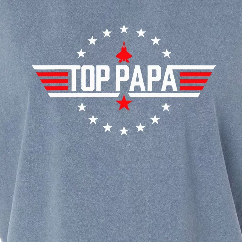 Fathers Day Gift Papa Gift From Grandkids Son Daughter Garment-Dyed Women's Muscle Tee