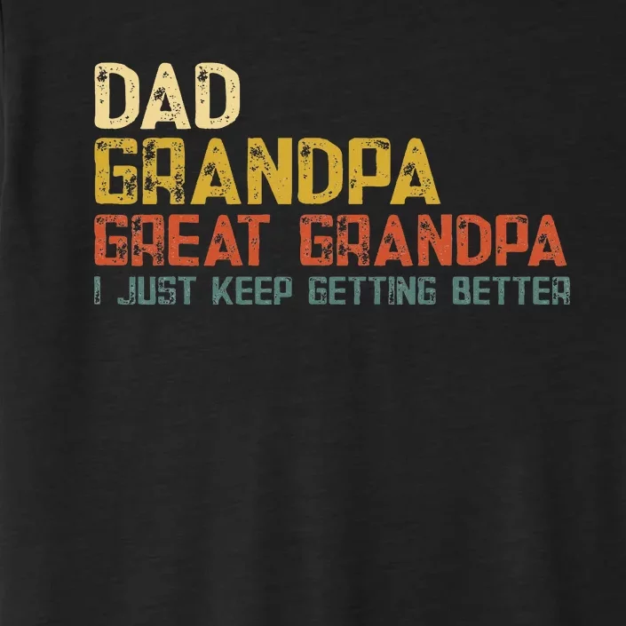 Fathers Day Gift from Grand Dad Grandpa Great Grandpa ChromaSoft Performance T-Shirt