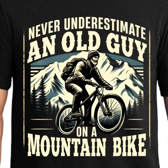 FatherS Day Gift Mountain Bike Bicycle Lovers Gift For Dad Gift Pajama Set