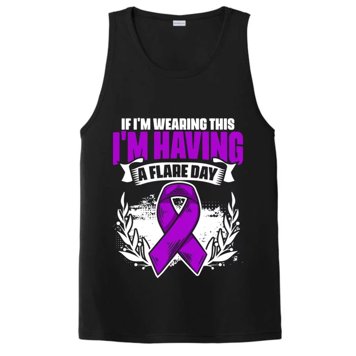 Flare Day Gift Fibro Survivor Warrior Fibromyalgia Awareness Gift Performance Tank