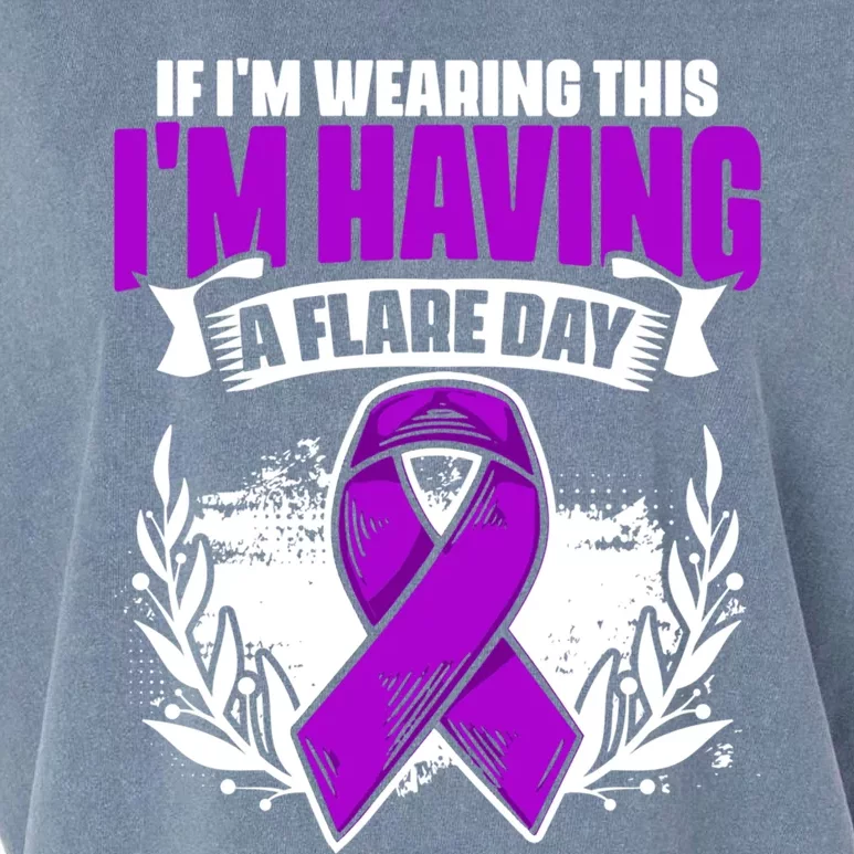 Flare Day Gift Fibro Survivor Warrior Fibromyalgia Awareness Gift Garment-Dyed Women's Muscle Tee