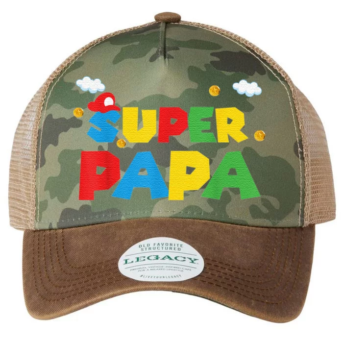 Fathers Day Gift Papa Gift From Son Daughter Grandkids Legacy Tie Dye Trucker Hat