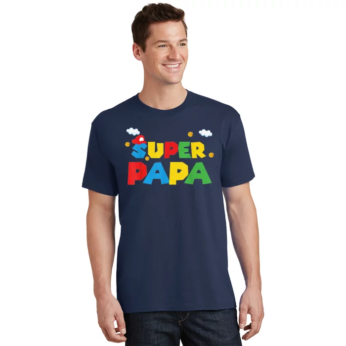 Fathers Day Gift Papa Gift From Son Daughter Grandkids T-Shirt