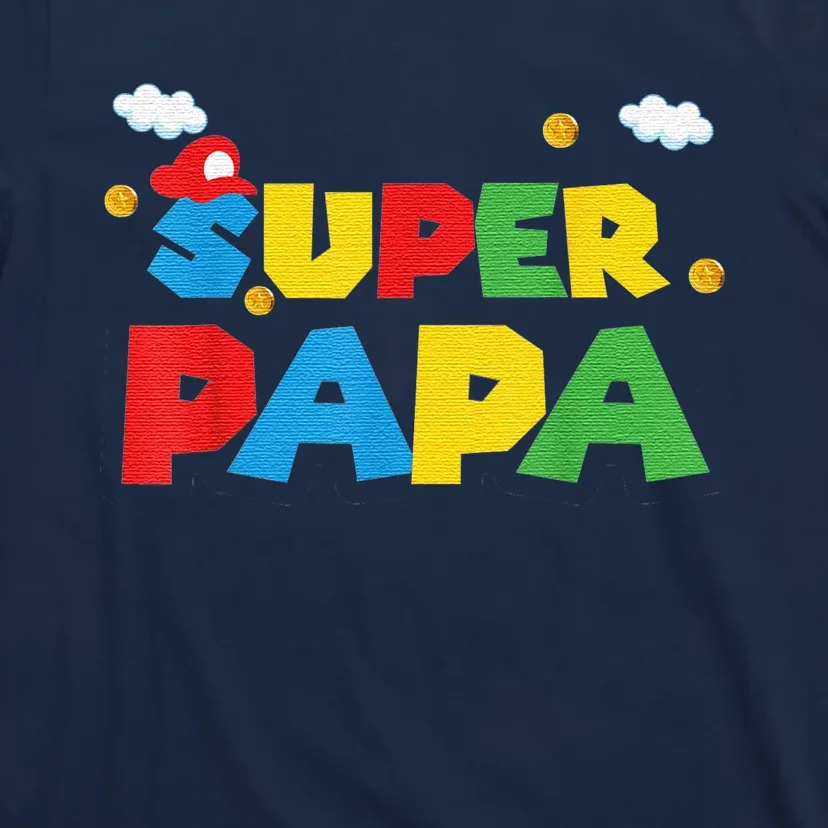 Fathers Day Gift Papa Gift From Son Daughter Grandkids T-Shirt