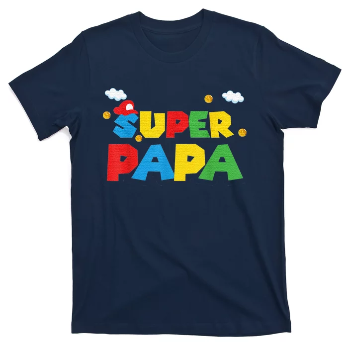 Fathers Day Gift Papa Gift From Son Daughter Grandkids T-Shirt