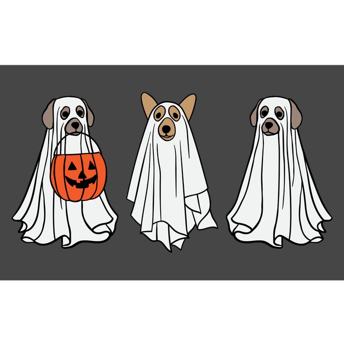 Funny Dog Ghosts Halloween Costume Bumper Sticker